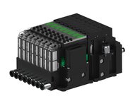 Eżektor piCOMPACT10X MICRO dod. wys, przepływ podciśnienia, pojedynczy, 8 kanałów, 2xzłącze Ø6, NC próżnia i przedmuch, (PC.T.MC1.S.AAA.S16.8X.26.EN.CCPA) (9973897) - Piab