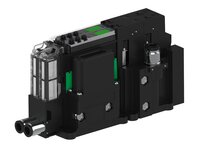 Eżektor piCOMPACT10X MICRO, niskie ciś. zasilania, podwójny, 2 kanały, złącze Ø6, NC próżnia i przedmuch, (PC.L.MC2.S.CBA.S16.2X.6.EN.CCN6) (9921676) - Piab