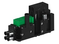 Eżektor piCOMPACT10X MICRO dod. wys, przepływ podciśnienia, podwójny, 2 kanały, złącze Ø6, NO próżnia + NC przedmuch, (PC.T.MC2.S.DBX.X26.2X.6.EC.OCP6) (9916376) - Piab