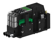 Eżektor piCOMPACT10X MICRO dod.poziom podciśnienia, pojedynczy, 3 kanały, złącze Ø6, NO próżnia + NC przedmuch, (PC.X.MC1.S.CBA.S16.3X.6.EC.OCP6) (9917006) - Piab