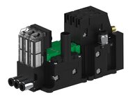 Eżektor piCOMPACT10X MICRO wys, przepływ podciśnienia, pojedynczy, 3 kanały, złącze Ø6, NC próżnia i przedmuch, (PC.S.MC1.S.CBX.S16.3X.6.EC.CCP6) (9914322) - Piab