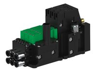 Eżektor piCOMPACT10X MICRO dod. wys, przepływ podciśnienia, podwójny, 3 kanały, złącze Ø6, NC próżnia i przedmuch, (PC.T.MC2.S.DBX.X26.3X.6.EC.CCP6) (9916730) - Piab