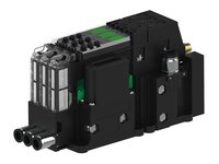 Eżektor piCOMPACT10X MICRO wys, przepływ podciśnienia, pojedynczy, 3 kanały, złącze Ø6, NC próżnia i przedmuch, (PC.S.MC1.S.CBA.S16.3X.6.EN.CCP6) (9928152) - Piab