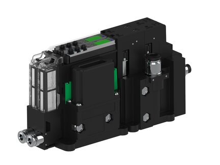 Eżektor piCOMPACT10X MICRO dod.poziom podciśnienia, podwójny, 2 kanały, złącze Ø6, NC próżnia i przedmuch, (PC.X.MC2.S.CBA.S14.2X.6.EN.CCPA) (9937752) - Piab