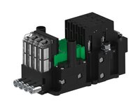 Eżektor piCOMPACT10X MICRO dod. wys, przepływ podciśnienia, podwójny, 4 kanały, 2xzłącze 1/4", NC próżnia i przedmuch, (PC.T.MC2.S.CBX.S114.4X.214.EC.CCP26) (9918892) - Piab