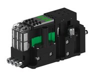 Eżektor piCOMPACT10X MICRO, niskie ciś. zasilania, podwójny, 3 kanały, złącze Ø6, NC próżnia, (PC.L.MC2.S.EBA.S14.3X.6.EC.CNA) (9919582) - Piab