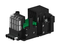 Eżektor piCOMPACT10X MICRO dod.poziom podciśnienia, pojedynczy, 4 kanały, 2xzłącze 1/4", NO próżnia + NC przedmuch, (PC.X.MC1.S.DBX.S16.4X.214.EC.OCP26) (9916461) - Piab