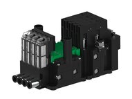 Eżektor piCOMPACT10X MICRO dod.poziom podciśnienia, pojedynczy, 4 kanały, 2xzłącze 1/4", NO próżnia + NC przedmuch, (PC.X.MC1.S.DBX.S16.4X.214.EC.OCP26) (9916461) - Piab