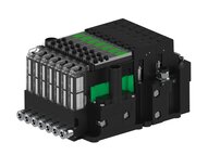 Eżektor piCOMPACT10X MICRO dod. wys, przepływ podciśnienia, podwójny, 7 kanałów, 2xzłącze 1/4", NC próżnia i przedmuch, (PC.T.MC2.S.AAA.S14.7X.214.EC.CCP44) (9967804) - Piab