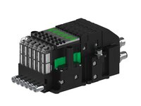 Eżektor piCOMPACT10X MICRO dod. wys, przepływ podciśnienia, podwójny, 6 kanałów, 2xzłącze 1/4", NC próżnia i przedmuch, (PC.T.MC2.S.BAA.S114.6X.214.EC.CCP26) (9921631) - Piab