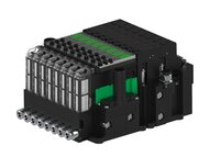 Eżektor piCOMPACT10X MICRO, niskie ciś. zasilania, podwójny, 8 kanałów, 2xzłącze 1/4", NC próżnia i przedmuch, (PC.L.MC2.S.BAA.S14.8X.214.EC.CCN44) (9965053) - Piab