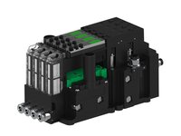 Eżektor piCOMPACT10X MICRO dod. wys, przepływ podciśnienia, pojedynczy, 4 kanały, 2xzłącze 1/4", NC próżnia i przedmuch, (PC.T.MC1.S.CBA.S14.4X.214.EC.CCNA) (9950277) - Piab