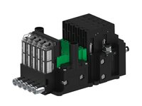 Eżektor piCOMPACT10X MICRO dod. wys, przepływ podciśnienia, podwójny, 5 kanałów, 2xzłącze 1/4", NC próżnia i przedmuch, (PC.T.MC2.S.CBX.X114.5X.214.EC.CCPA) (9922615) - Piab