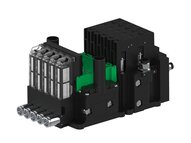 Eżektor piCOMPACT10X MICRO dod. wys, przepływ podciśnienia, podwójny, 5 kanałów, 2xzłącze 1/4", NC próżnia i przedmuch, (PC.T.MC2.S.CBX.X114.5X.214.EC.CCPA) (9922615) - Piab