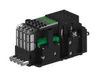 Eżektor piCOMPACT10X MICRO wys, przepływ podciśnienia, pojedynczy, 4 kanały, 2xzłącze 1/4", NC próżnia i przedmuch, (PC.S.MC1.S.CBA.S114.4X.214.EC.CCPA) (9923191) - Piab