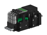 Eżektor piCOMPACT10X MICRO dod. wys, przepływ podciśnienia, pojedynczy, 4 kanały, 2xzłącze 1/4", NC próżnia i przedmuch, (PC.T.MC1.S.CBA.S114.4X.214.EC.CCNA) (9949936) - Piab