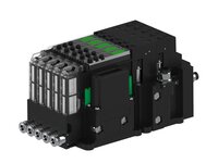 Eżektor piCOMPACT10X MICRO dod. wys, przepływ podciśnienia, podwójny, 5 kanałów, 2xzłącze 1/4", NC próżnia i przedmuch, (PC.T.MC2.S.CAA.S14.5X.214.EN.CCPA) (9922656) - Piab