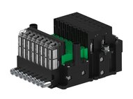 Eżektor piCOMPACT10X MICRO dod. wys, przepływ podciśnienia, podwójny, 8 kanałów, 2xzłącze 1/4", NC próżnia i przedmuch, (PC.T.MC2.S.DBX.S114.8X.214.EC.CCP44) (9931598) - Piab