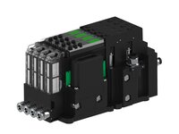 Eżektor piCOMPACT10X MICRO dod. wys, przepływ podciśnienia, podwójny, 4 kanały, 2xzłącze 1/4", NC próżnia i przedmuch, (PC.T.MC2.S.CAA.S14.4X.214.EN.CCPA) (9936343) - Piab