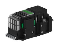 Eżektor piCOMPACT10X MICRO dod. wys, przepływ podciśnienia, podwójny, 4 kanały, 2xzłącze 1/4", NC próżnia i przedmuch, (PC.T.MC2.S.CAA.S14.4X.214.EN.CCPA) (9936343) - Piab