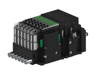 Eżektor piCOMPACT10X MICRO dod. wys, przepływ podciśnienia, podwójny, 6 kanałów, 2xzłącze 1/4", NC próżnia i przedmuch, (PC.T.MC2.S.CBA.S114.6X.214.EN.CCPA) (9918085) - Piab