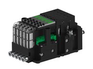 Eżektor piCOMPACT10X MICRO wys, przepływ podciśnienia, pojedynczy, 5 kanałów, 2xzłącze 1/4", NC próżnia i przedmuch, (PC.S.MC1.S.CBA.S14.5X.214.EC.CCPA) (9945675) - Piab
