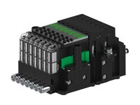 Eżektor piCOMPACT10X MICRO dod. wys, przepływ podciśnienia, podwójny, 7 kanałów, 2xzłącze 1/4", NC próżnia i przedmuch, (PC.T.MC2.S.BAA.S114.7X.214.EC.CCPA) (9932029) - Piab