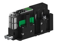 Eżektor piCOMPACT10X MICRO dod. wys, przepływ podciśnienia, podwójny, 2 kanały, złącze 1/4", NO próżnia + NC przedmuch, (PC.T.MC2.S.BAA.S114.2X.14.EC.OCP6) (9973006) - Piab