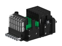 Eżektor piCOMPACT10X MICRO dod.poziom podciśnienia, podwójny, 6 kanałów, 2xzłącze 1/4", NC próżnia, (PC.X.MC2.S.EBX.S114.6X.214.EC.CPA) (9951412) - Piab