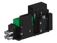 Eżektor piCOMPACT10X MICRO dod.poziom podciśnienia, podwójny, 2 kanały, złącze 1/4", NC próżnia i przedmuch, (PC.X.MC2.S.CBX.X214.2X.14.EN.CCP6) (9916623) - Piab