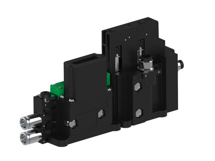 Eżektor piCOMPACT10X MICRO wys, przepływ podciśnienia, pojedynczy, 1 kanał, złącze 1/4", NC próżnia i przedmuch, (PC.S.MC1.S.CBX.X214.1X.14.EN.CCPA) (9975525) - Piab
