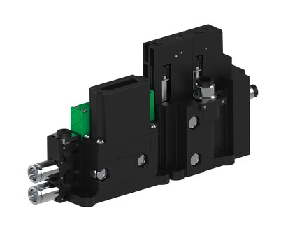 Eżektor piCOMPACT10X MICRO dod.poziom podciśnienia, podwójny, 1 kanał, złącze 1/4", NC próżnia i przedmuch, (PC.X.MC2.S.DBX.X214.1X.14.EN.CCPA) (9919714) - Piab
