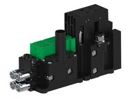 Eżektor piCOMPACT10X MICRO dod. wys, przepływ podciśnienia, podwójny, 2 kanały, złącze 1/4", NC próżnia, (PC.T.MC2.S.EBX.X214.2X.14.EC.CP6) (9913617) - Piab