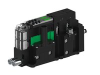 Eżektor piCOMPACT10X MICRO dod. wys, przepływ podciśnienia, podwójny, 2 kanały, złącze 1/4", NC próżnia i przedmuch, (PC.T.MC2.S.CBA.S114.2X.14.EC.CCPA) (9954100) - Piab