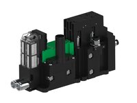 Eżektor piCOMPACT10X MICRO dod. wys, przepływ podciśnienia, podwójny, 2 kanały, złącze 1/4", NC próżnia i przedmuch, (PC.T.MC2.S.CBX.S114.2X.14.EC.CCPA) (9954440) - Piab
