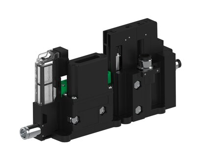 Eżektor piCOMPACT10X MICRO dod. wys, przepływ podciśnienia, pojedynczy, 1 kanał, złącze 1/4", NC próżnia, (PC.T.MC1.S.EBX.X114.1X.14.EN.CNA) (9971958) - Piab
