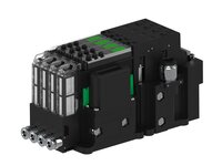 Eżektor piCOMPACT10X MICRO dod. wys, przepływ podciśnienia, podwójny, 4 kanały, 2xzłącze Ø8, NC próżnia i przedmuch, (PC.T.MC2.S.CBA.S14.4X.28.EN.CCP26) (9924753) - Piab