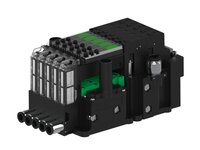 Eżektor piCOMPACT10X MICRO wys, przepływ podciśnienia, pojedynczy, 5 kanałów, 2xzłącze Ø8, NC próżnia i przedmuch, (PC.S.MC1.S.BAA.S16.5X.28.EC.CCP26) (9914923) - Piab
