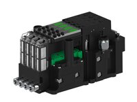 Eżektor piCOMPACT10X MICRO, niskie ciś. zasilania, pojedynczy, 4 kanały, 2xzłącze Ø8, NC próżnia i przedmuch, (PC.L.MC1.S.AAA.S14.4X.28.EC.CCN26) (9920238) - Piab