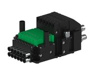 Eżektor piCOMPACT10X MICRO dod. wys, przepływ podciśnienia, podwójny, 6 kanałów, 2xzłącze Ø8, NC próżnia i przedmuch, (PC.T.MC2.S.DBX.X26.6X.28.EC.CCP26) (9915413) - Piab