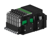 Eżektor piCOMPACT10X MICRO dod. wys, przepływ podciśnienia, podwójny, 7 kanałów, 2xzłącze Ø8, NC próżnia i przedmuch, (PC.T.MC2.S.CBA.S14.7X.28.EC.CCN44) (9916824) - Piab