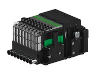 Eżektor piCOMPACT10X MICRO dod. wys, przepływ podciśnienia, podwójny, 8 kanałów, 2xzłącze Ø8, NC próżnia i przedmuch, (PC.T.MC2.S.CBA.S16.8X.28.EC.CCP44) (9914121) - Piab