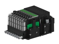 Eżektor piCOMPACT10X MICRO dod. wys, przepływ podciśnienia, podwójny, 8 kanałów, 2xzłącze Ø8, NC próżnia i przedmuch, (PC.T.MC2.S.AAA.S114.8X.28.EC.CCP44) (9916983) - Piab