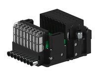 Eżektor piCOMPACT10X MICRO dod. wys, przepływ podciśnienia, pojedynczy, 8 kanałów, 2xzłącze Ø8, NC próżnia i przedmuch, (PC.T.MC1.S.CAX.S16.8X.28.EN.CCP44) (9928523) - Piab