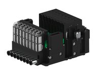Eżektor piCOMPACT10X MICRO dod. wys, przepływ podciśnienia, pojedynczy, 8 kanałów, 2xzłącze Ø8, NC próżnia i przedmuch, (PC.T.MC1.S.CAX.S16.8X.28.EN.CCP44) (9928523) - Piab
