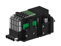 Eżektor piCOMPACT10X MICRO wys, przepływ podciśnienia, podwójny, 4 kanały, 2xzłącze Ø8, NC próżnia i przedmuch, (PC.S.MC2.S.BAA.S16.4X.28.EC.CCPA) (9923148) - Piab