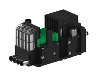 Eżektor piCOMPACT10X MICRO dod. wys, przepływ podciśnienia, podwójny, 4 kanały, 2xzłącze Ø8, NC próżnia i przedmuch, (PC.T.MC2.S.CBX.S16.4X.28.EC.CCPA) (9922176) - Piab