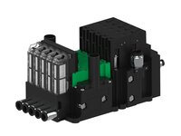 Eżektor piCOMPACT10X MICRO wys, przepływ podciśnienia, podwójny, 5 kanałów, 2xzłącze Ø8, NC próżnia i przedmuch, (PC.S.MC2.S.DAX.S16.5X.28.EC.CCPA) (9918991) - Piab