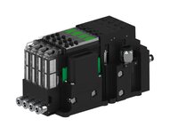 Eżektor piCOMPACT10X MICRO dod.poziom podciśnienia, podwójny, 4 kanały, 2xzłącze Ø8, NC próżnia i przedmuch, (PC.X.MC2.S.CBA.S14.4X.28.EN.CCPA) (9932375) - Piab