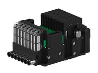 Eżektor piCOMPACT10X MICRO dod. wys, przepływ podciśnienia, podwójny, 7 kanałów, 2xzłącze Ø8, NC próżnia, (PC.T.MC2.S.EBX.S16.7X.28.EN.CP44) (9942892) - Piab